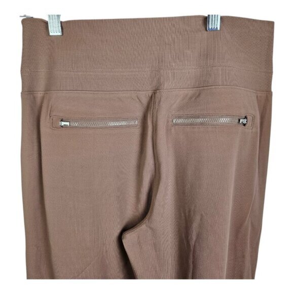 Athleta Venice Colorblock Wide Leg Pants Rustic Beige White Size Small - Picture 5 of 11